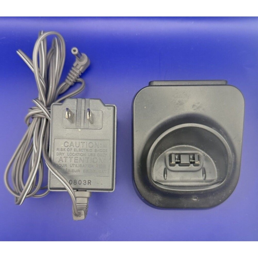 Panasonic Charging Base And Power Cable PQLV209 PNLC1001ZAB Tested & Working